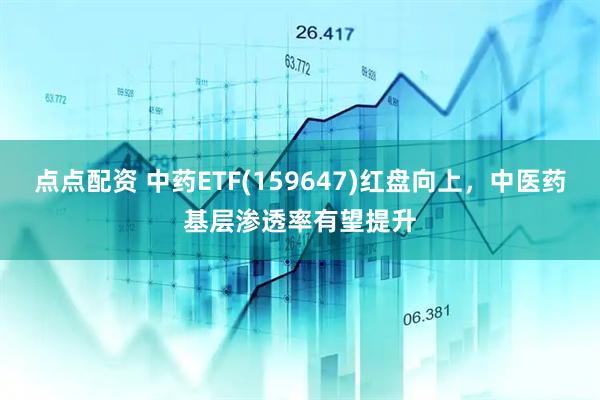 点点配资 中药ETF(159647)红盘向上，中医药基层渗透率有望提升